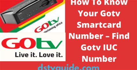 smart card number gotv|iuc number for GOTV remote.